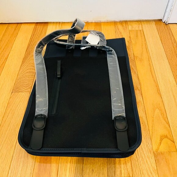 Brand New Rains Mini Water Resistant Backpack Navy - Picture 3 of 16